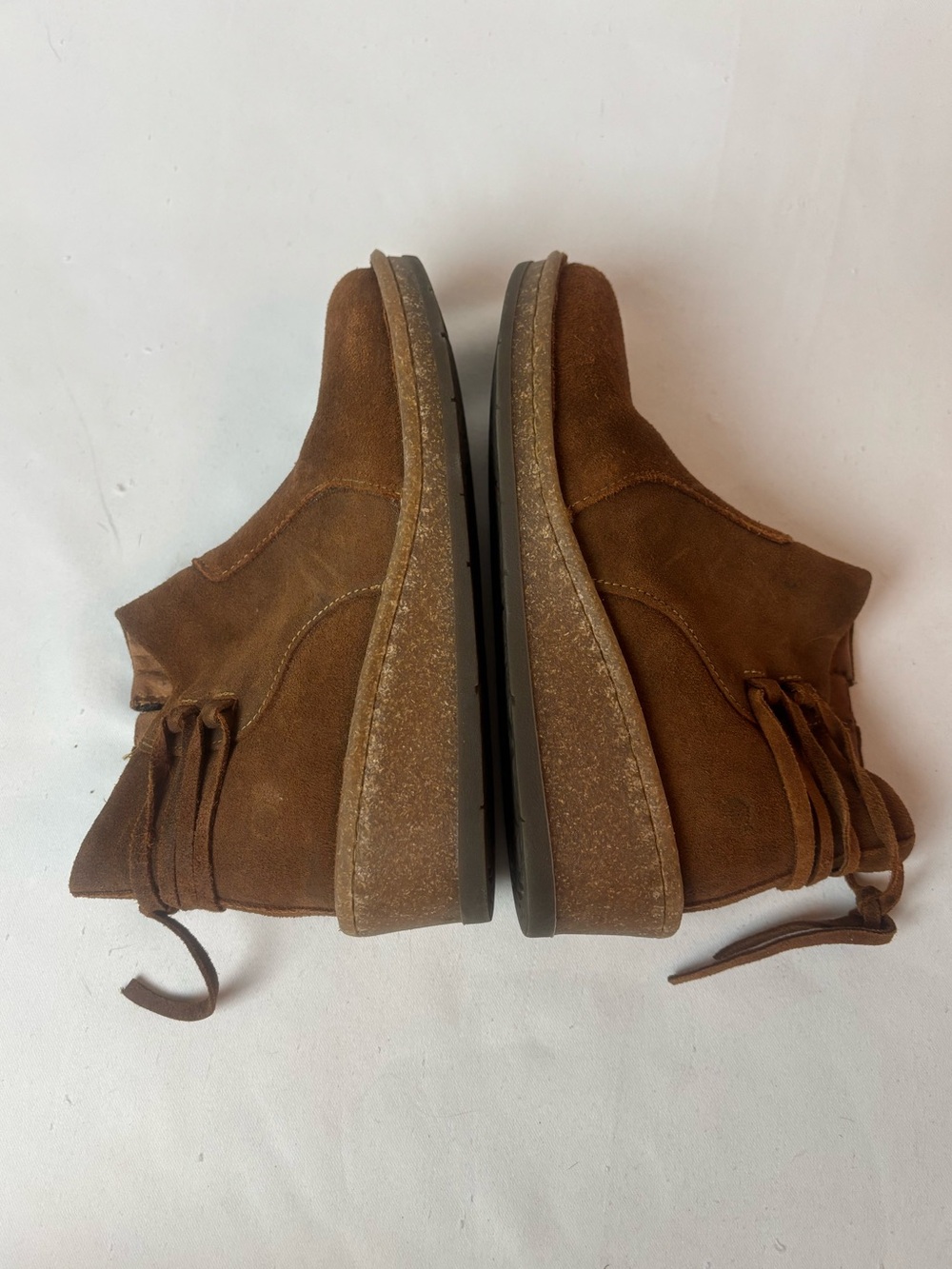 Born Viana Wedge Ankle Zip Bootie Women's 6.5 Brown Suede BR0065257 - Picture 6 of 10